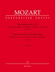Concerto for Piano No.14 in E-flat major (K.449) (Chamber Edition, Score & Parts)