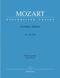Exsultate, jubilate (K.165) (Vocal Score)