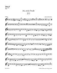 Motet No.3: Jesu, meine Freude (BWV 227) (Violin III/Viola I)