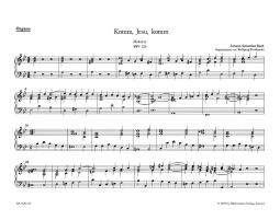 Motet No.5 Komm, Jesu, komm (BWV 229) (Organ)
