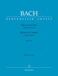 Mass in G major (BWV 236) Lutheran Mass 4 (Full Score, paperback)