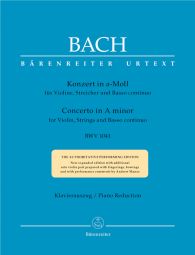 Concerto for Violin in A minor (BWV 1041) (Violin & Piano)