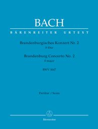 Brandenburg Concerto No.2 in F major (BWV 1047) (Full Score, paperback)