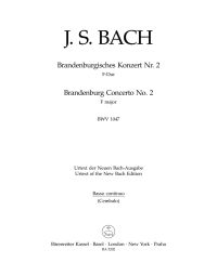 Brandenburg Concerto No.2 in F major (BWV 1047) (Cembalo)