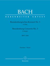 Brandenburg Concerto No.3 in G major (BWV 1048) (Full Score, paperback)