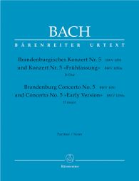 Brandenburg Concerto No.5 in D major (BWV 1050) (Full Score, paperback)