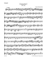 Concerto for Harpsichord No.1 in D minor (BWV 1052) (Violin II)