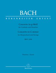Concerto for Harpsichord in G minor (BWV 1058) (Full Score, paperback))