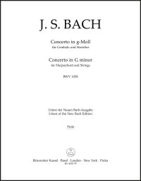 Concerto for Harpsichord in G minor (BWV 1058) (Viola)