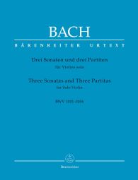 Three Sonatas and three Partitas for Violin solo (BWV 1001-1006)