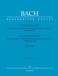 Triple Concerto Amin BWV1044 (Full Score, paperback)
