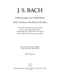 Mass B minor. Early versions BWV 232 (Wind Set)