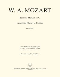Symphony Minuet in C major (K.409) (Wind Set)