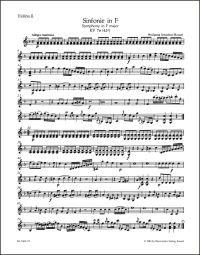 Symphony in F major (K.76) (Violin II)