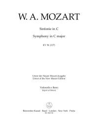 Symphony in C major (K.96) (Cello/Bass)