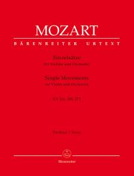 Single Movements for Violin & Orchestra (K.261, K.269 K.373) (Full Score)