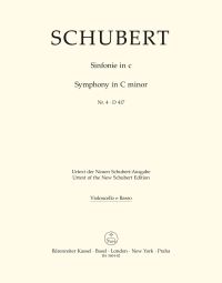 Symphony No.4 in C minor D 417 (Tragic) (Cello/Bass)