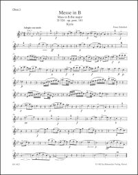 Mass in B-flat major Op.post.141 D 324 (Wind Set)