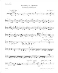 Rêverie et caprice (Cello)