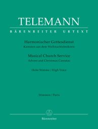 Der Harmonische Gottesdienst Advent & Christmas Cantatas High Voice (Set of Parts)