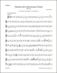 Historia der Geburt Jesu Christi (SWV 435) (Violetta I)