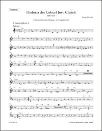 Historia der Geburt Jesu Christi (SWV 435) (Violetta II)