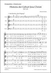 Historia der Geburt Jesu Christi (SWV 435) (Choral Score)