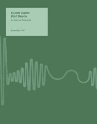 Five Duets for Viola & Cello (Playing Score)