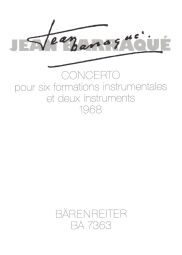 Concerto pour six formations instrumentales et deux instruments (Full Score, paperback)