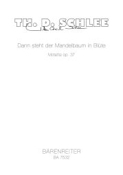 Dann steht der Mandelbaum in Bluete Motet Op.37