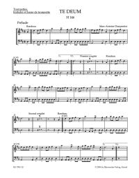 Te Deum in D major H 146 (Trumpet/Bass Trumpet/Timpani)