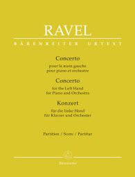 Concerto for the Left Hand for Piano and Orchestra (Full Score)