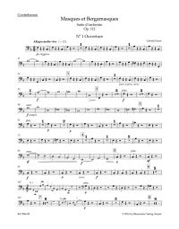 Masques et Bergamasques Op.112 (Double Bass)