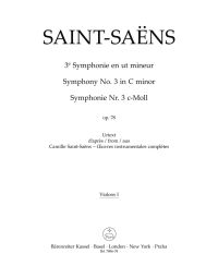 Symphony No.3 in C minor Op.78 (Organ) (Violin I)