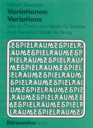 Variations on a Theme by Handel. Score