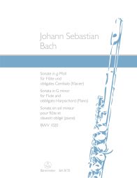 Sonata for Flute and obbligato Harpsichord (Piano) in G minor (BWV 1020)