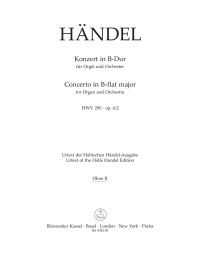 Concerto for Organ in B-flat Major Op.4/2 (HWV 290) (Oboe II)