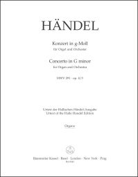 Concerto for Organ in G Minor Op.4/3 (HWV 291) (Organ)