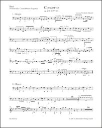 Concerto for Organ in G Minor Op.4/3 (HWV 291) (Cello/Bass)