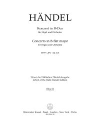Concerto for Organ in B-flat Major Op.4/6 (HWV 294) (Oboe II)