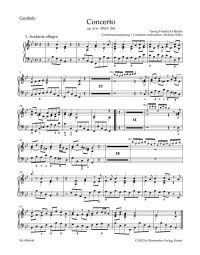 Concerto for Organ in B-flat Major Op.4/6 (HWV 294) (Cembalo)