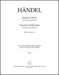 Concerto for Organ in B-flat Major Op.4/6 (HWV 294) (Viola)