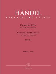 Concerto for Harp in B-flat Major Op.4/6 (HWV 294) (Full Score, paperback)