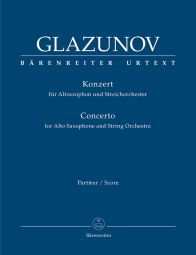 Concerto for Alto Saxophone Op.109 (Full Score, paperback)