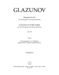 Concerto for Alto Saxophone Op.109 (Double Bass)