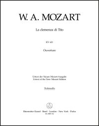 Overture to La clemenza di Tito (K.621) (Cello)