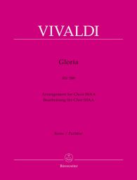 Gloria RV 589 (Arrangement for female choir SSAA) (Full Score)