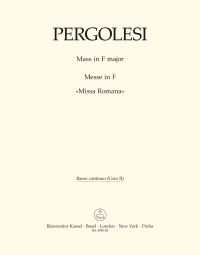Mass in F major - Missa Romana (Chorus II: Cello/Bass)