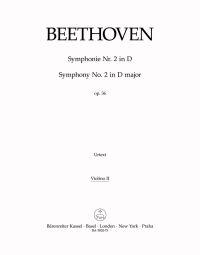 Symphony No.2 in D major Op.36 (Violin II)