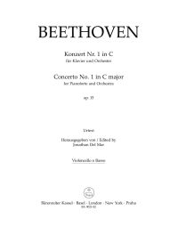 Concerto No.1 in C major Op.15 for Piano (Cello/Bass)